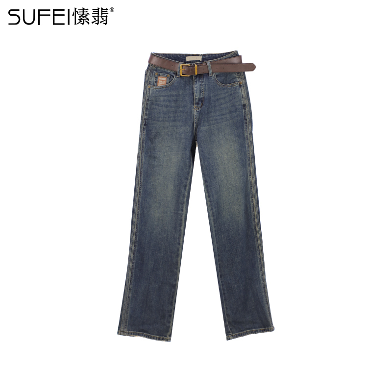 SUFEI/愫翡S33NK1063A 秋季新款牛仔裤 1063