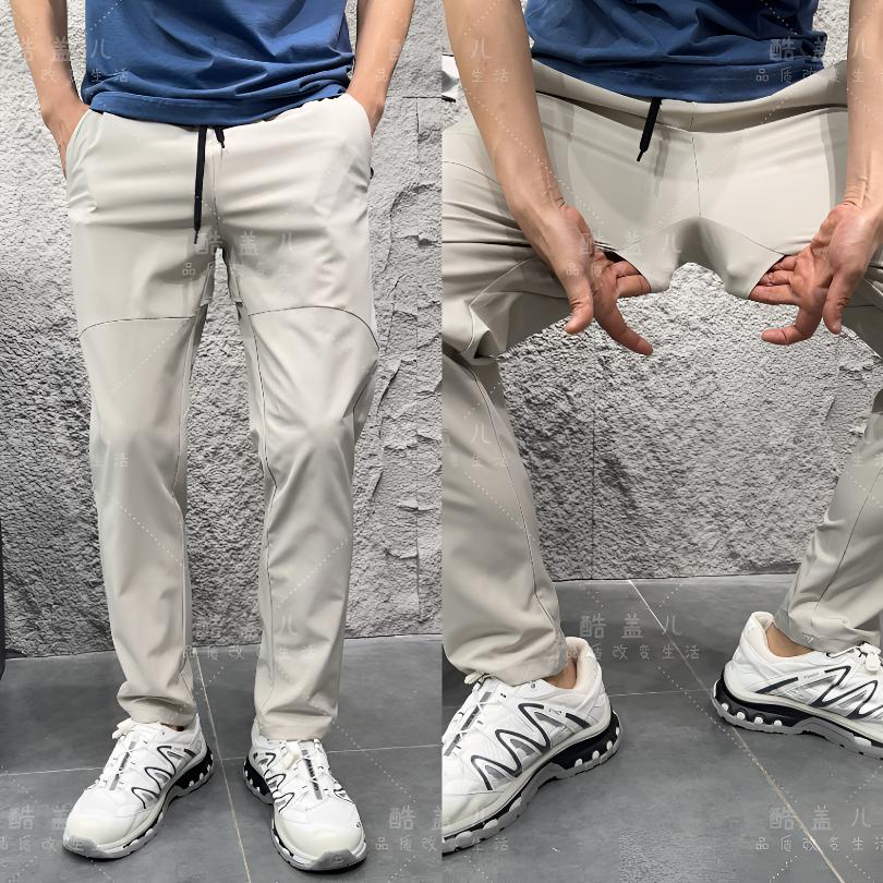 梦中情裤 裆部通风散热 意大利高端夏季男士轻薄通勤运动休闲长裤