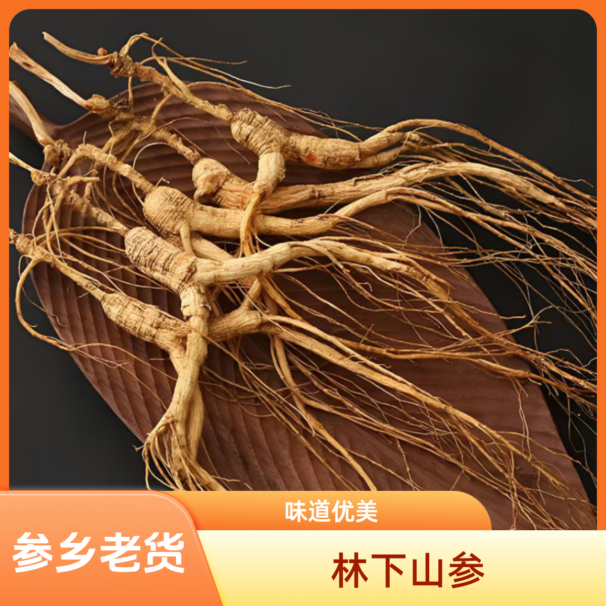 长白山【林下干参】滋补泡酒煲汤泡水喝食用