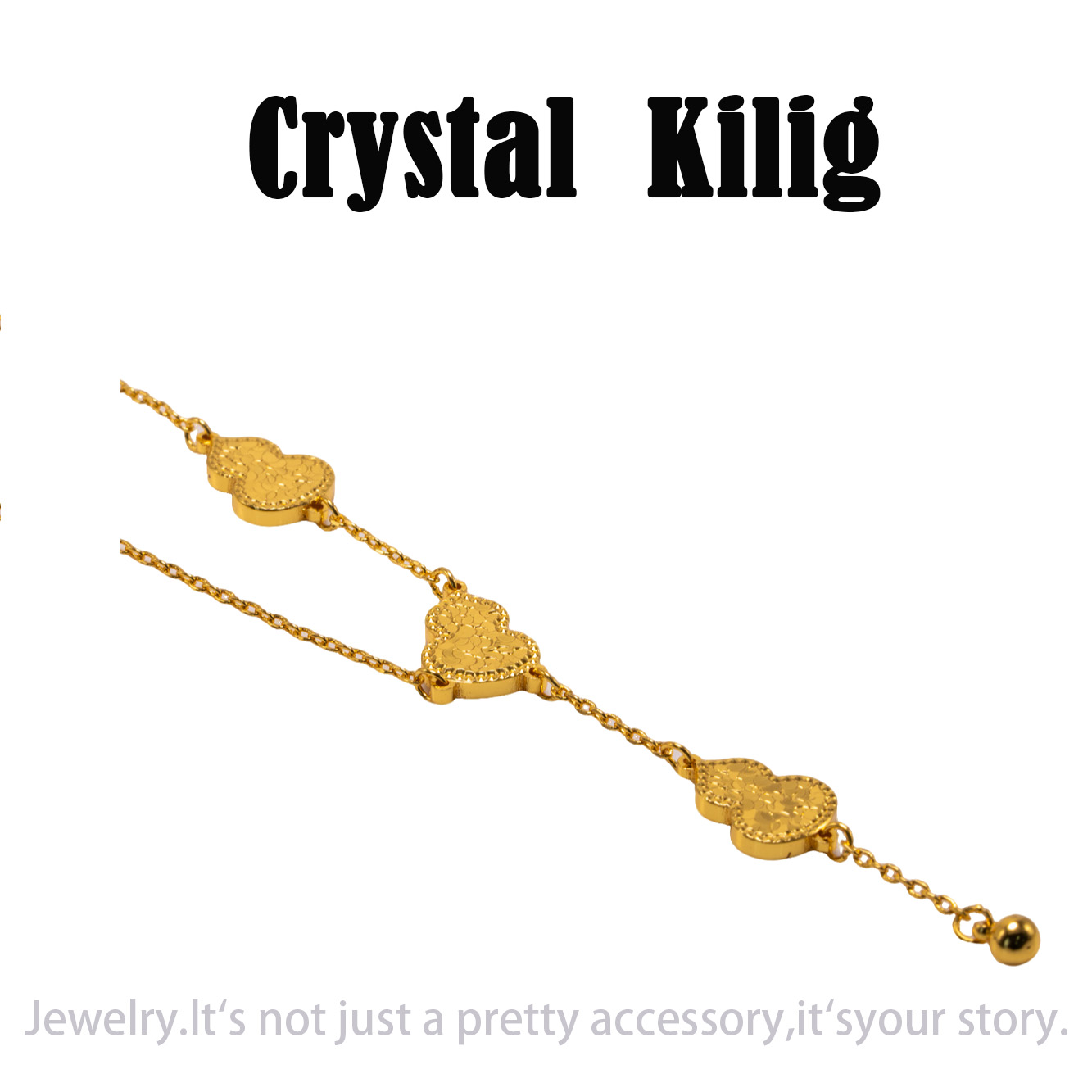 铜合金项链 CK轻奢设计师项链~0452