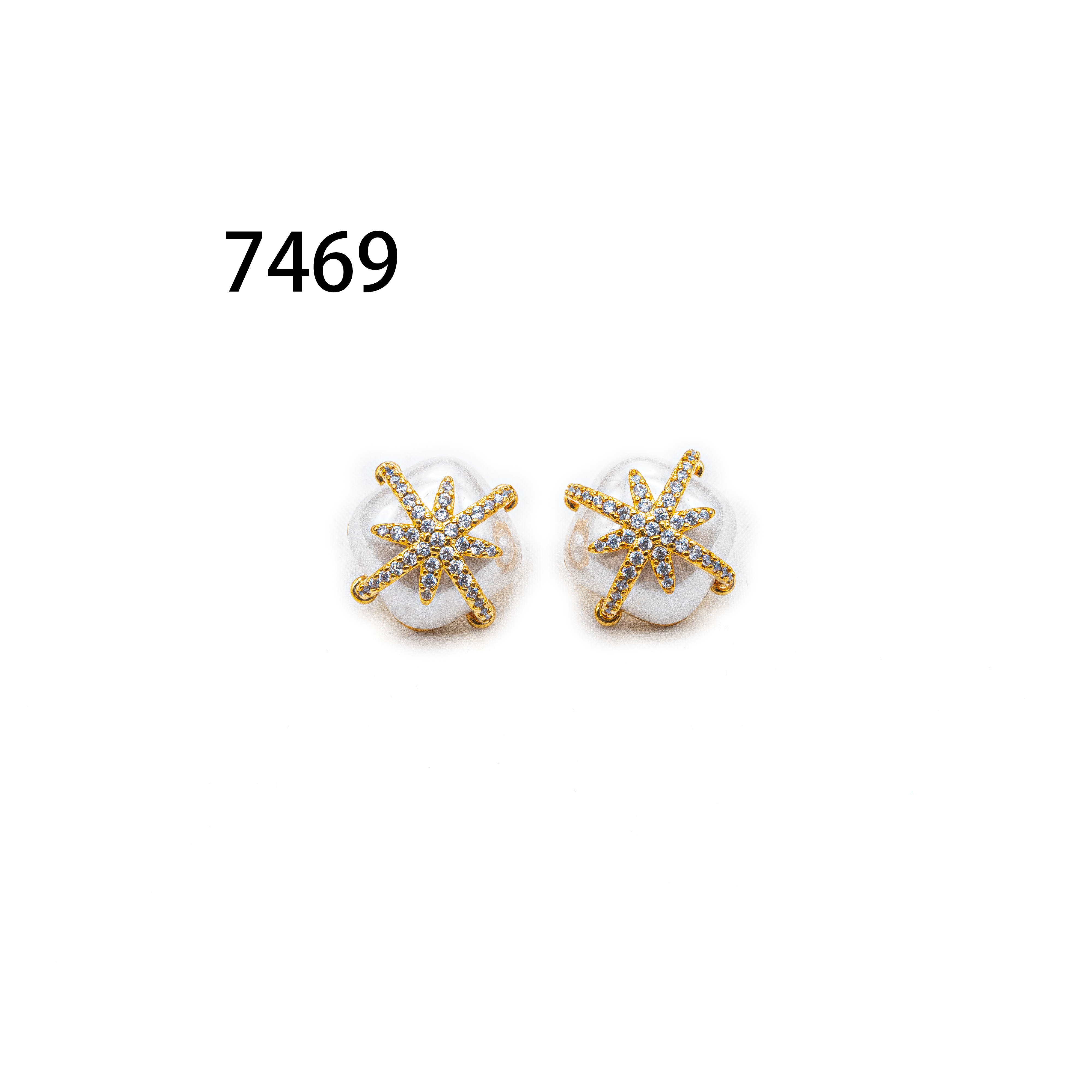 铜合金耳饰 设计师气质耳环小众设计高级感耳饰～7469