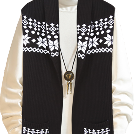 大码男装加肥加大休闲宽松个性无扣开衫男士马甲肥佬针织ins毛衣