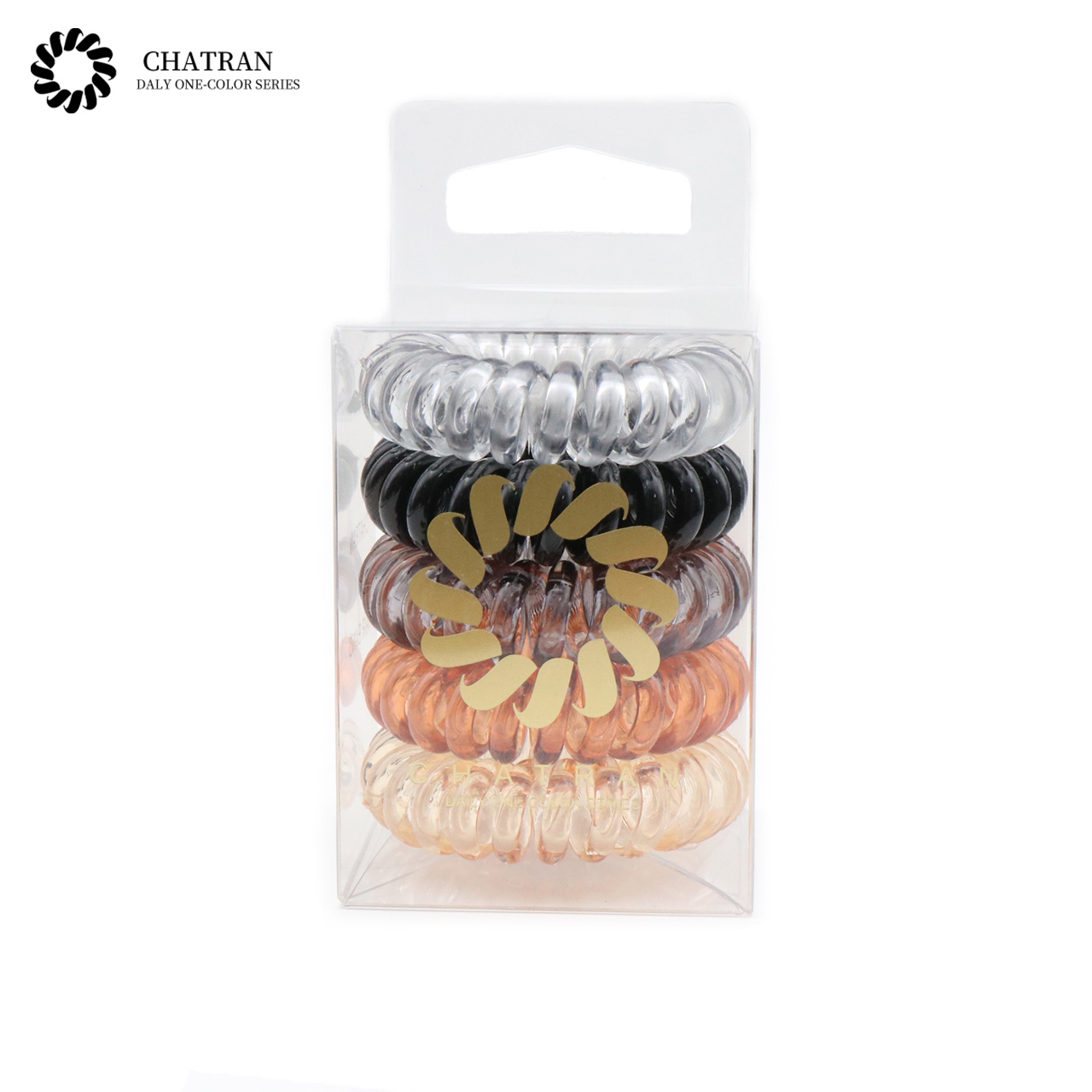 Chatran查特兰电话线发圈TT圈无痕头绳高级感简约发绳皮筋女扎头