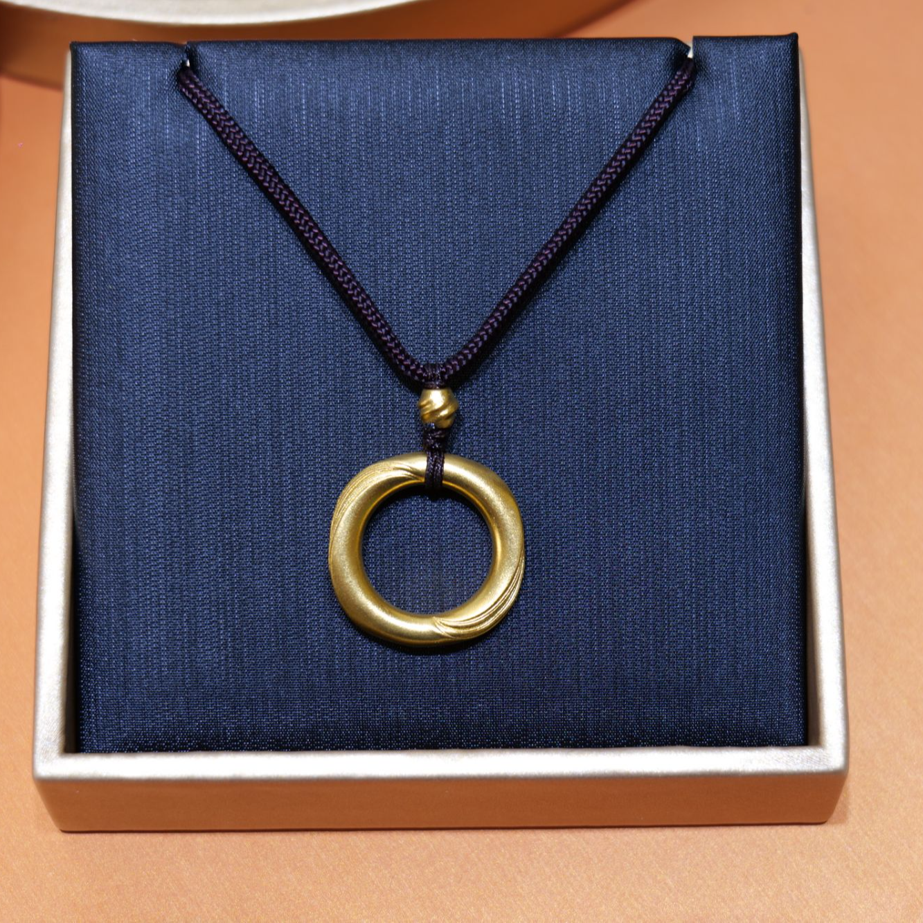 老庙老庙足金999平安扣挂坠