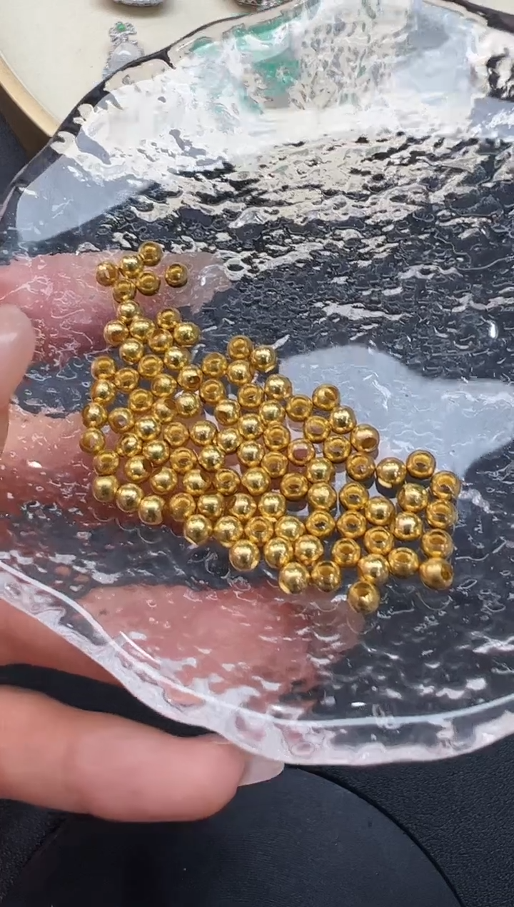 【闪购商品】18K金吊坠(不含链)小金珠 多样性发其一