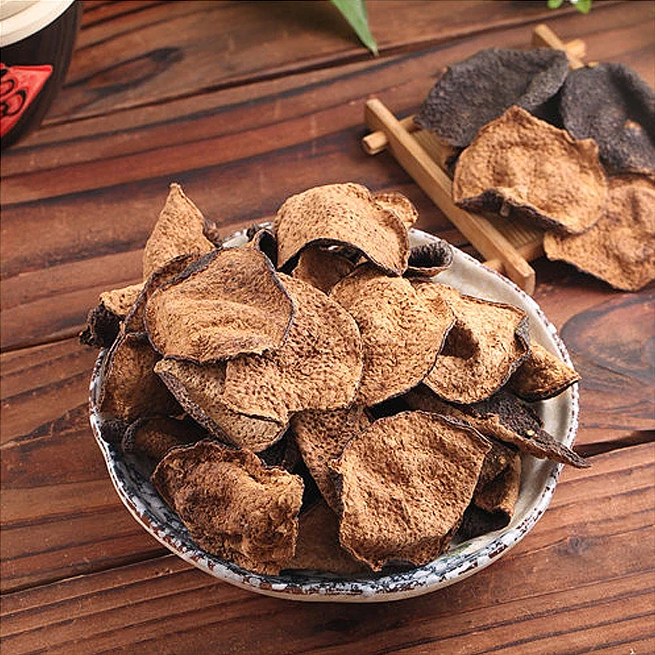 （天花板翁红）红皮 断皮 罐装 250g 【新会陈皮】  碎皮