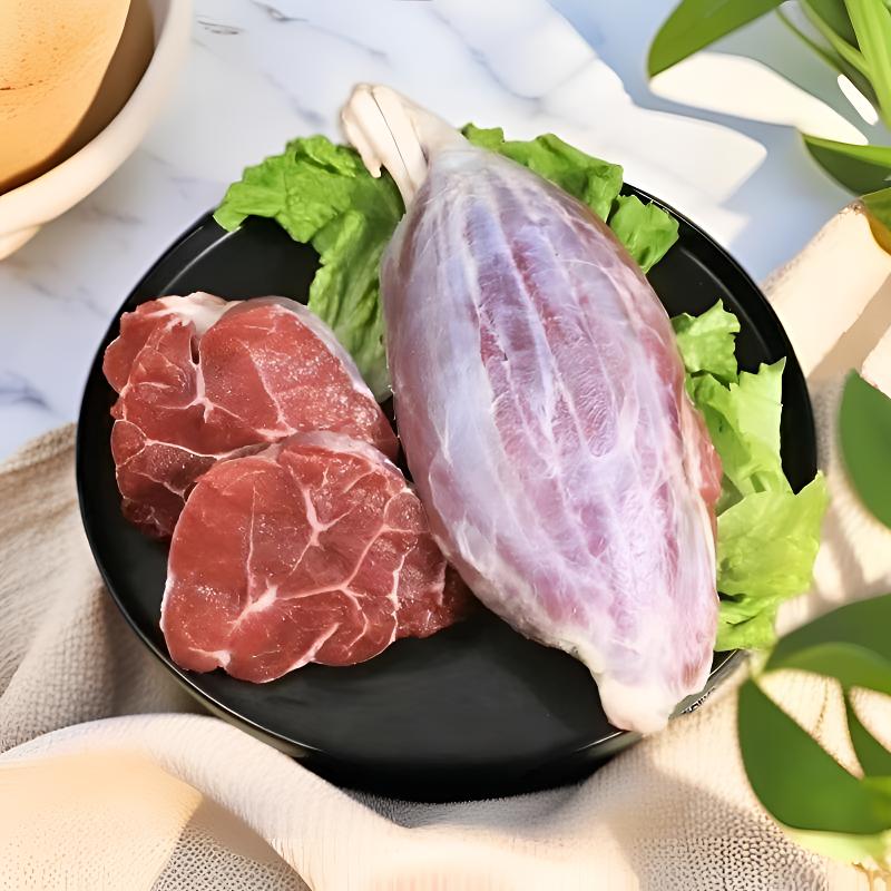 【百大合家康】牛腱子 清真 新鲜无注水阿訇屠宰牛腱子酱卤清炖 一物一拍新鲜1~8斤