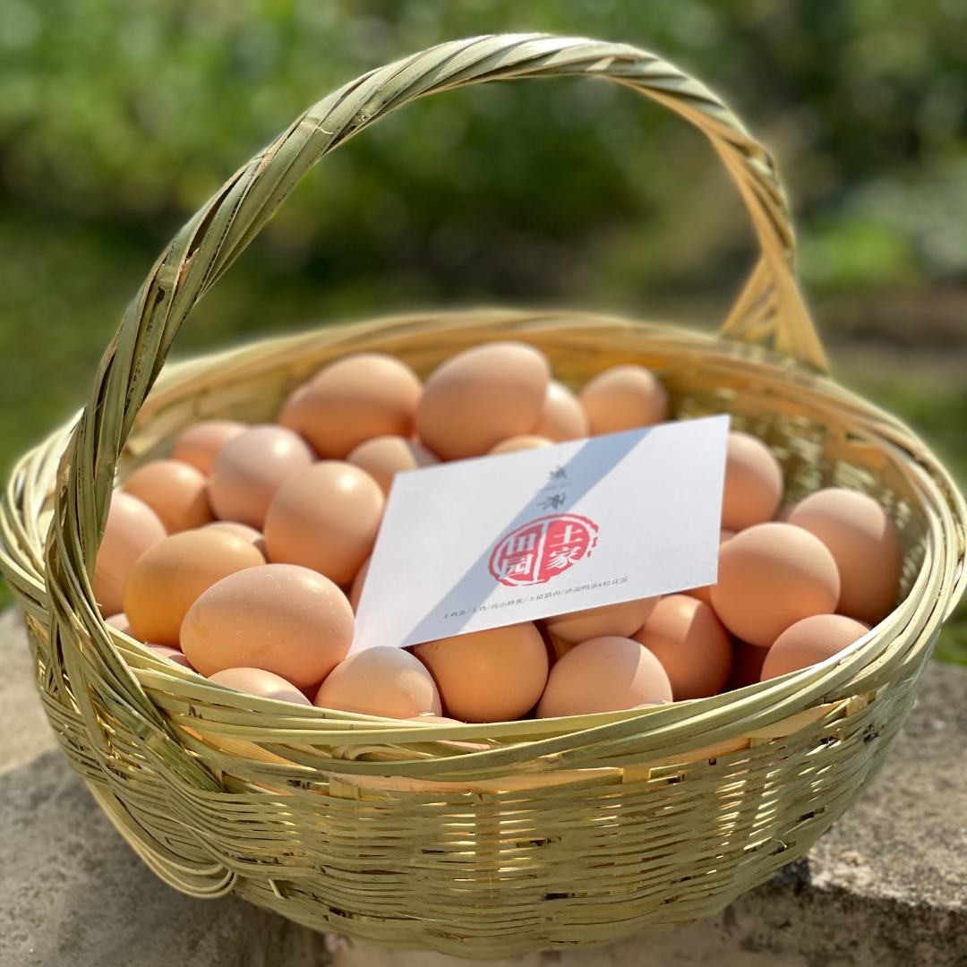  新鲜高山农村天然散养营养土鸡蛋(40枚)顺丰包邮