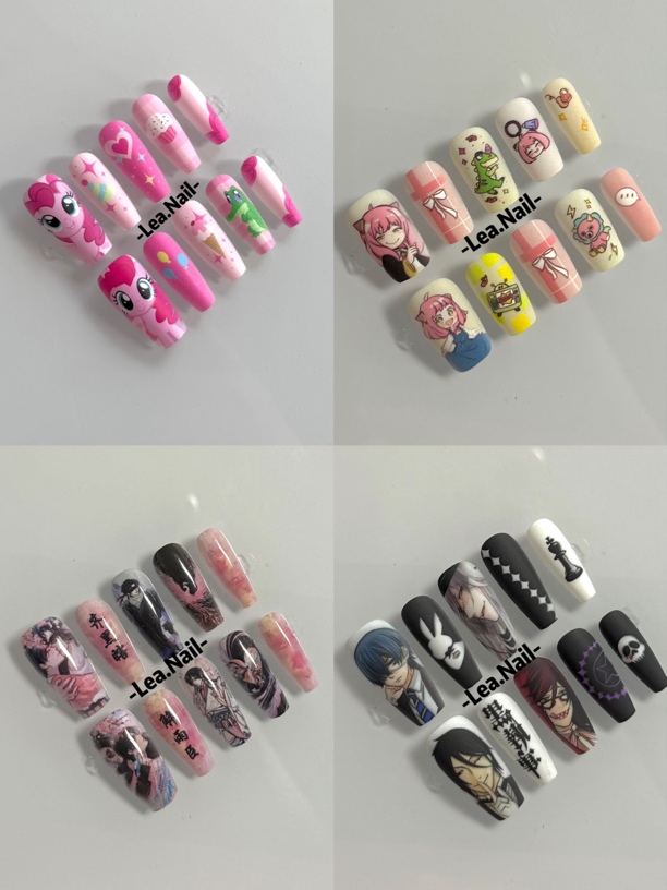 【女明星 非定制】7.99一副包邮，一副指甲送一张牛皮纸果冻胶