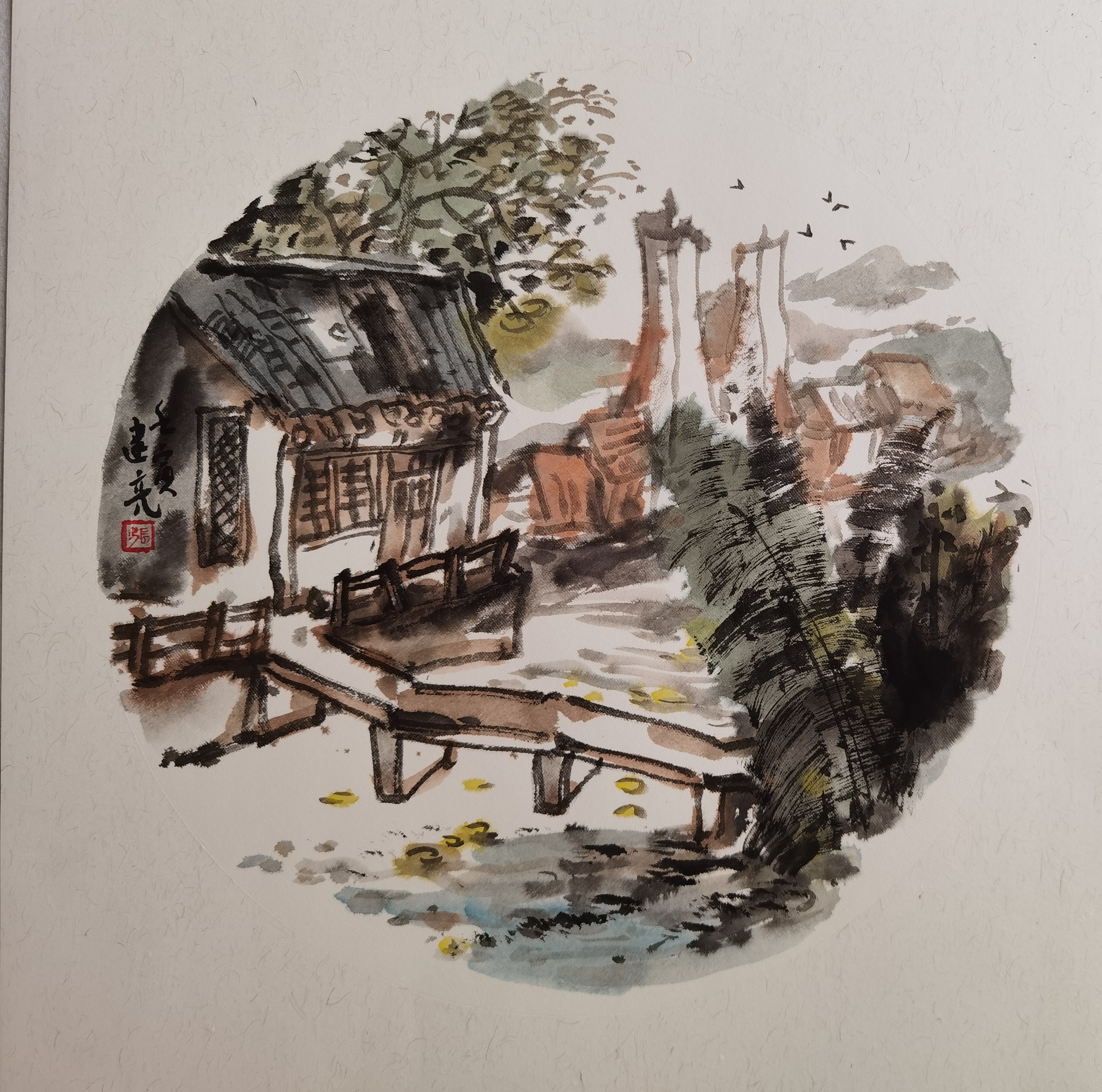 绘画《张建亮》50✘50