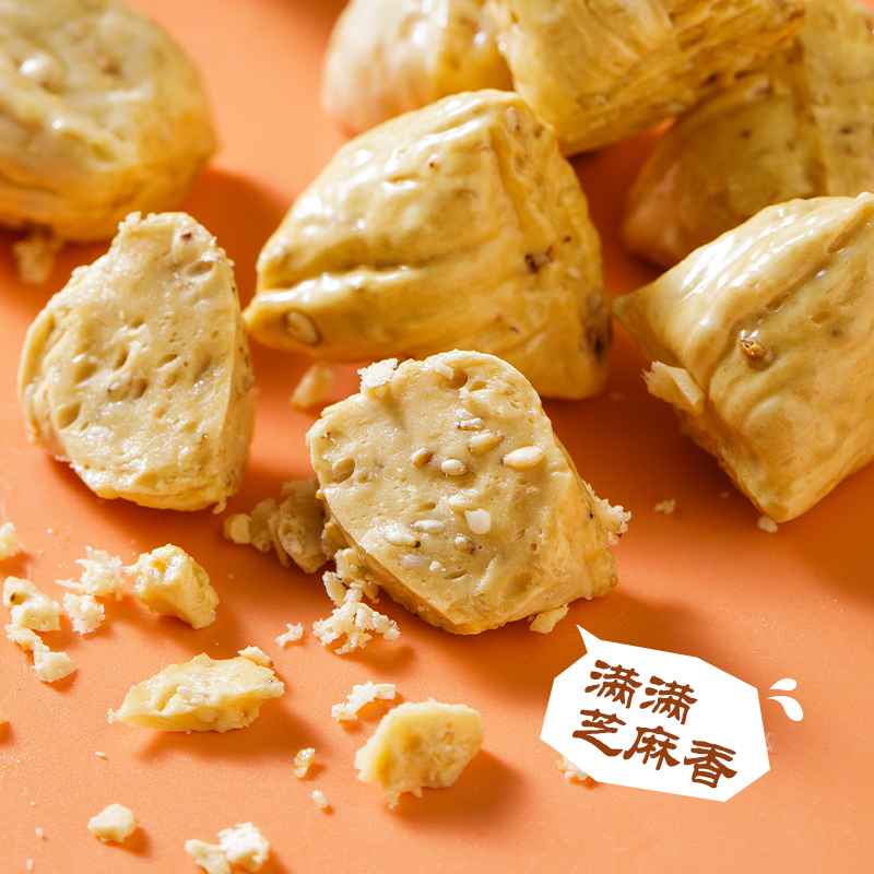 老式麦芽糖好香甜手工纯正100%怀旧酥糖芝麻糖果休闲零食山东特产