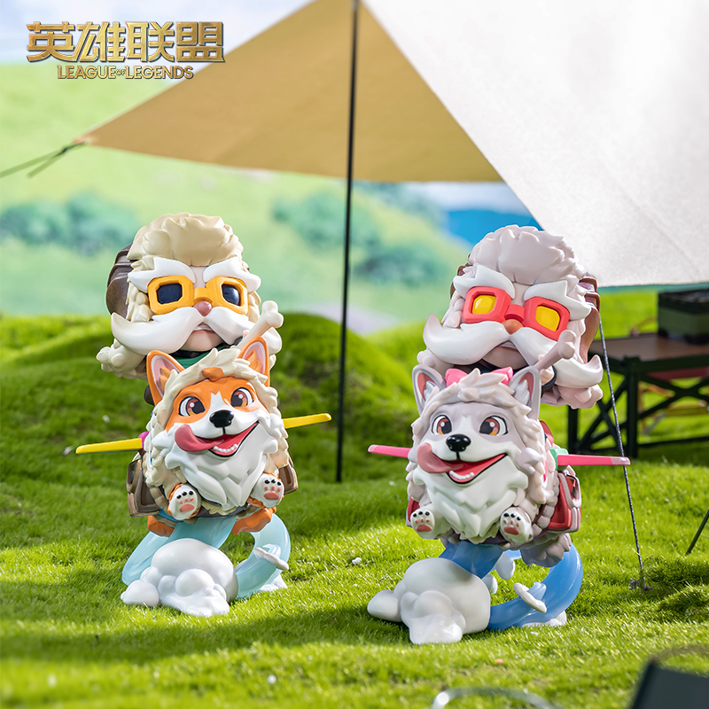 英雄联盟LOL 柯基库奇常规&炫彩手办 这货不是银狐 游戏周边手办