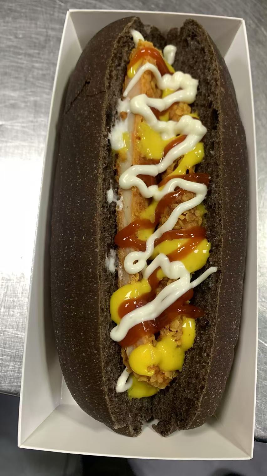 【侨谊蛋糕烘培坊】美式鸡排热狗早餐汉堡营养搭配100g