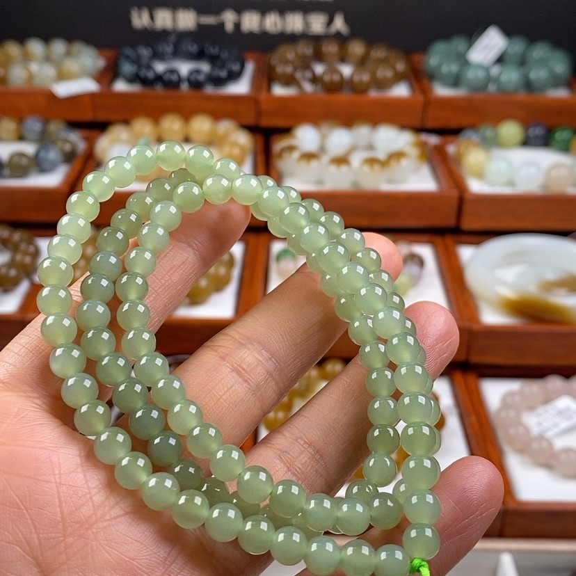 【闪购商品】和田玉108未镶嵌八***?