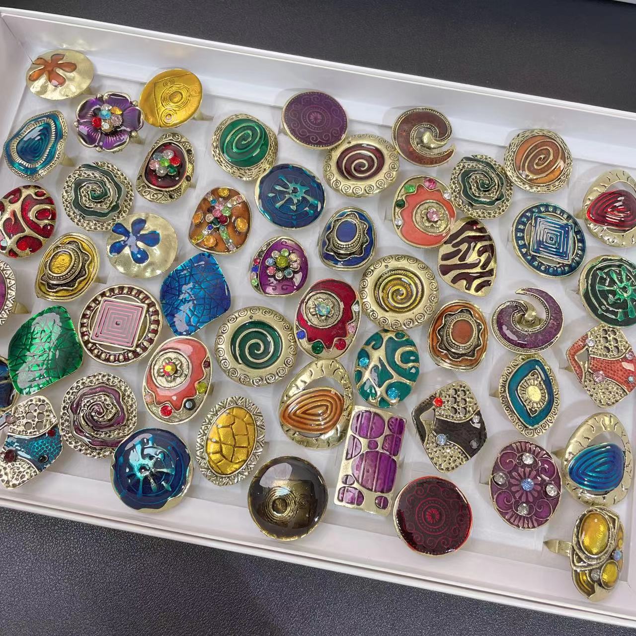 合金戒指 直播选款 复古做旧戒指 （老货默认微瑕）