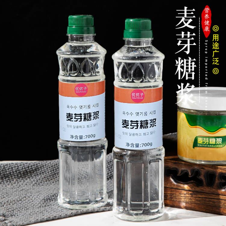 水怡84麦芽糖浆 80%透明水饴糖稀700g牛轧太妃糖奶枣原料