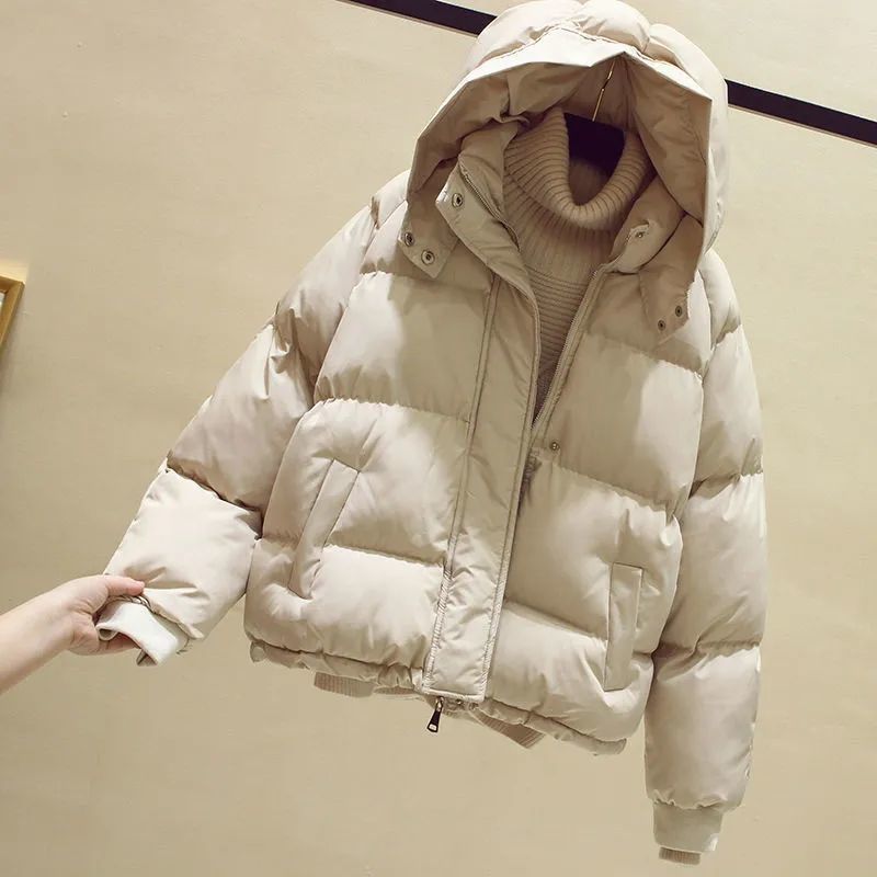 波司澄波司澄冬季韩版羽绒棉衣宽松矮个子加厚面包服棉袄时尚百搭