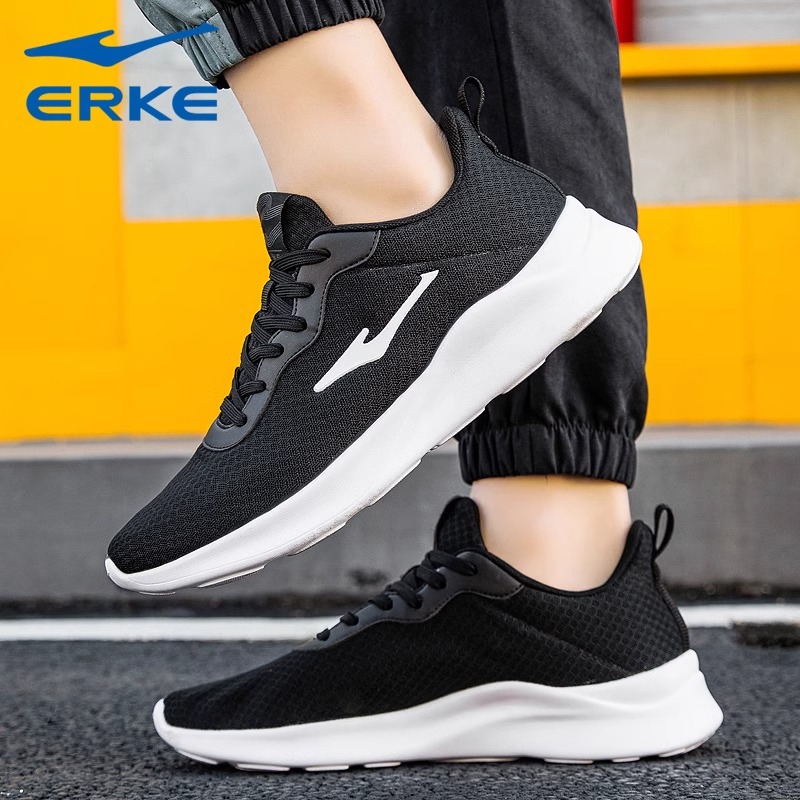 鸿星尔克跑鞋透气网面休闲鞋春季新款超轻运动鞋减震耐磨百搭跑鞋商品图