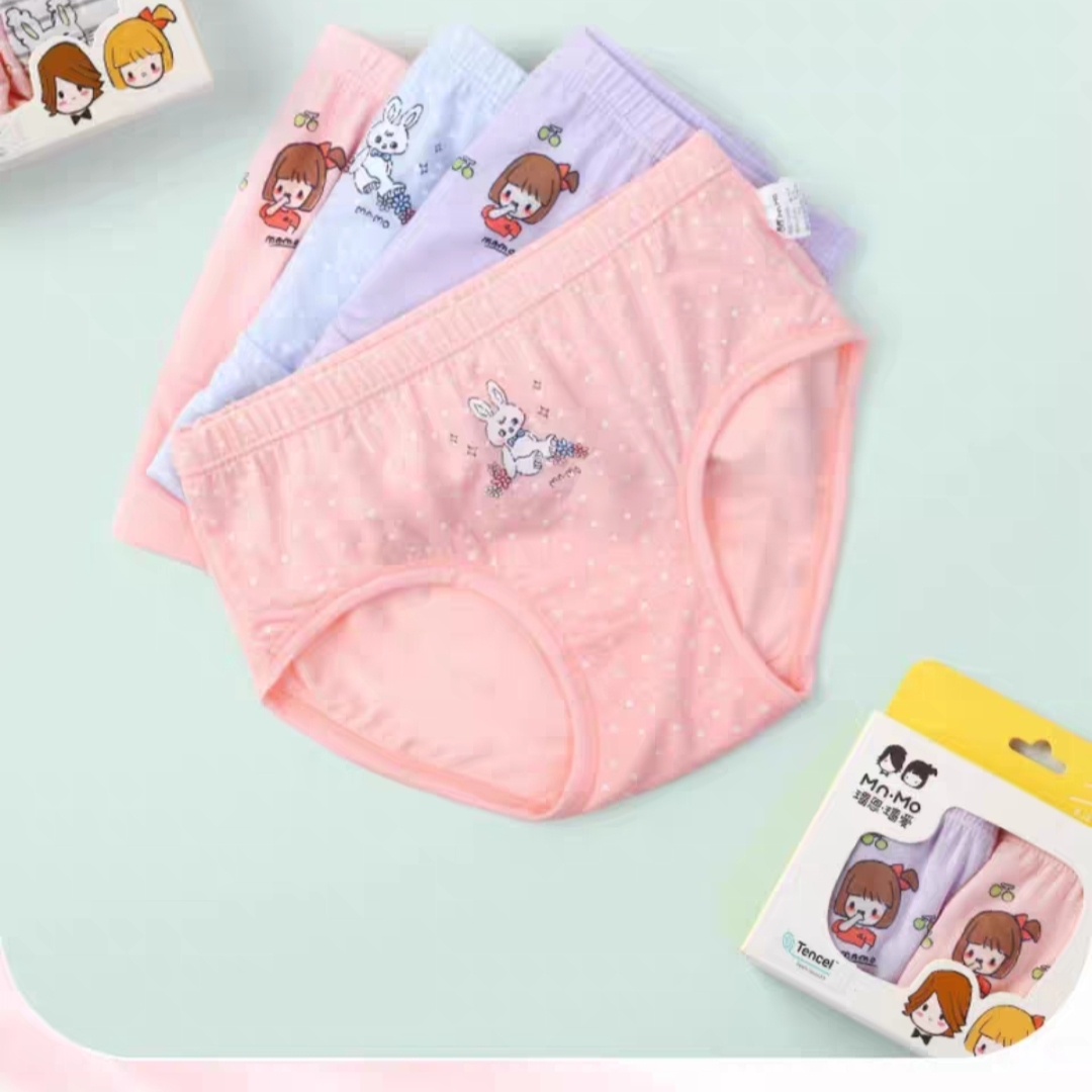 衣拉拉女童三角内裤瑁恩瑁爱女童内裤三角立体内裤女中大童不夹pp