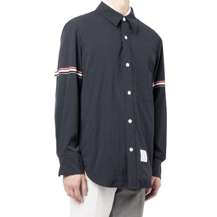 99新 THOMBROWNE 8741/纯色长袖衬衫/1码/99新