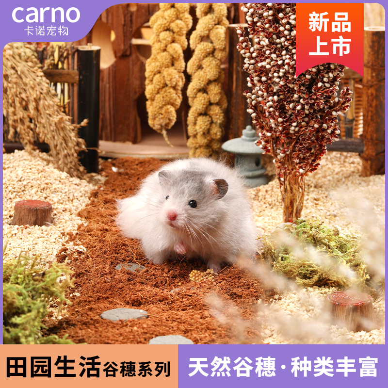 仓鼠主粮卡诺磨牙棒田园生活谷穗垫料笼子造景用品金丝熊零食饲料