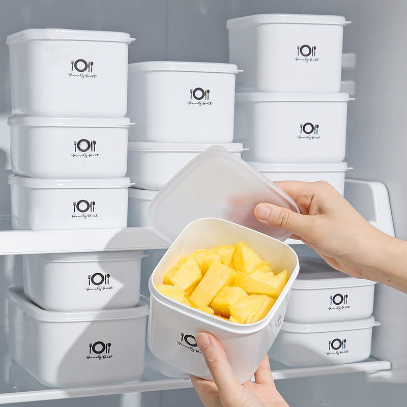食品级收纳盒冰箱水果保鲜盒可微波炉加热便当盒学生饭盒储物餐盒