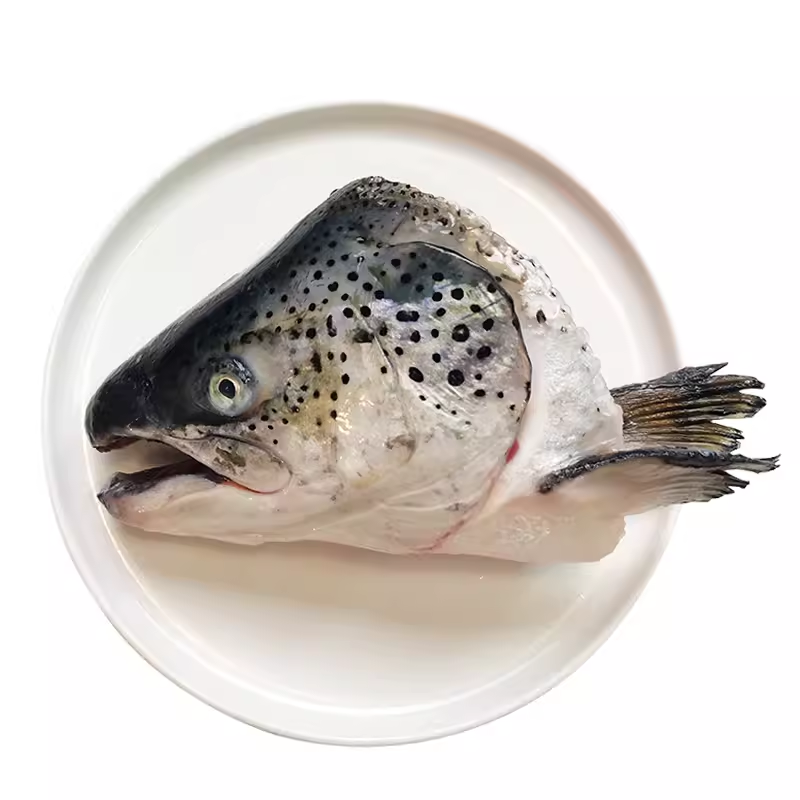 【海怡鲜专属】 新鲜三文鱼边角料 鱼头 鱼尾 鱼骨 鱼鳍 