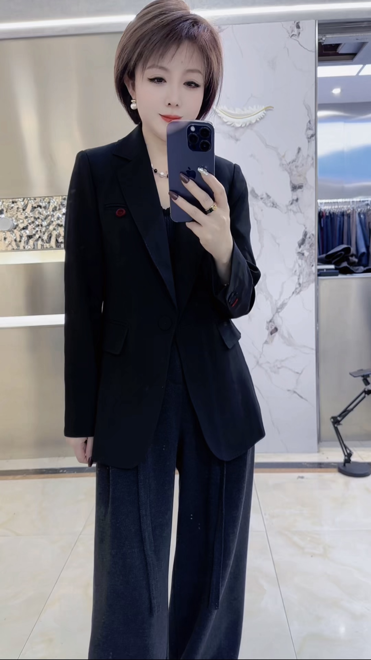 时尚显瘦气质加棉西装外套女秋季新款设计感