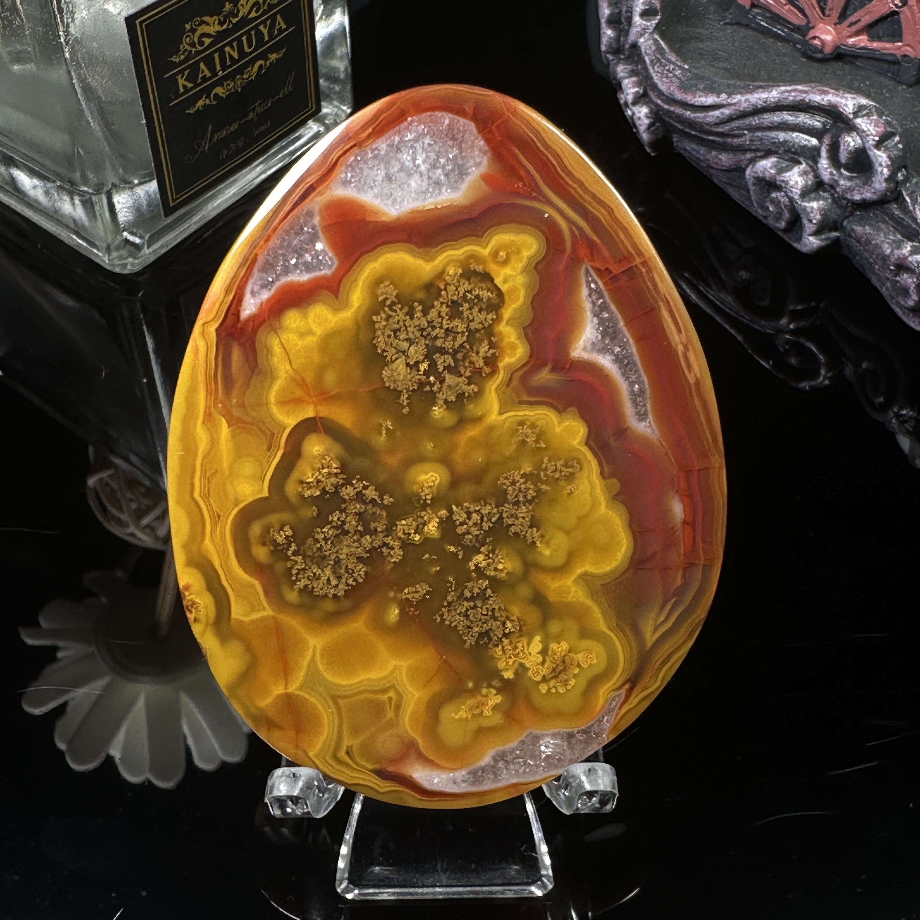 无品牌纯天然宣化战国红玛瑙玉石武家沟料水晶冻肉金草大吊坠挂件