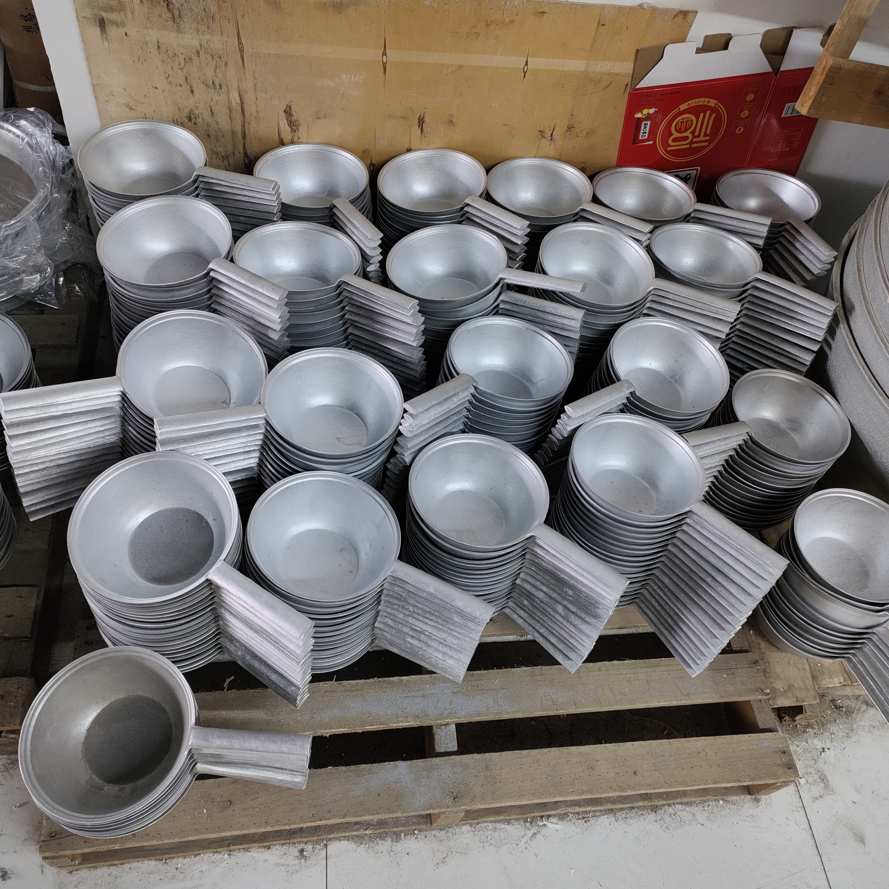 铝水瓢 米线水瓢 双人米线商用老式加厚小火锅 无涂层定做带字