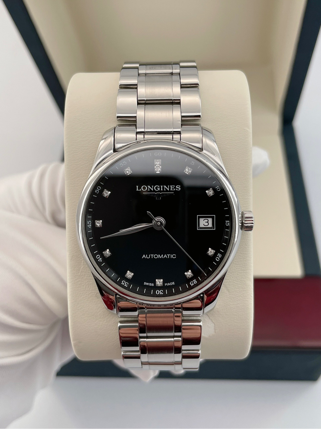 95新 Longines/浪琴 L2.518.4.57.6/自动机械/36mm/16年全套
