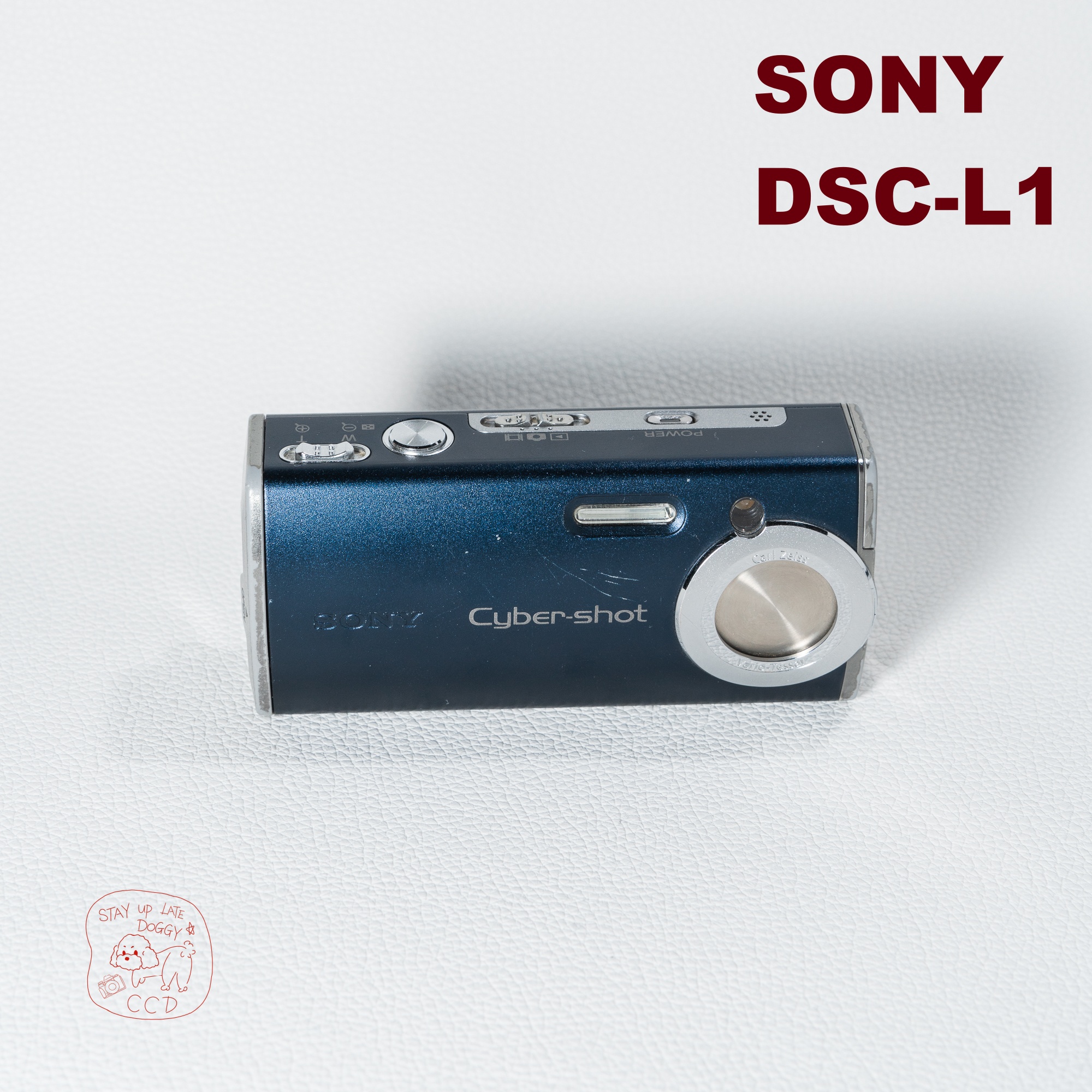 9新 Sony/索尼 DSC-L1/400W像素3倍光变口红机人像冷白皮CCD