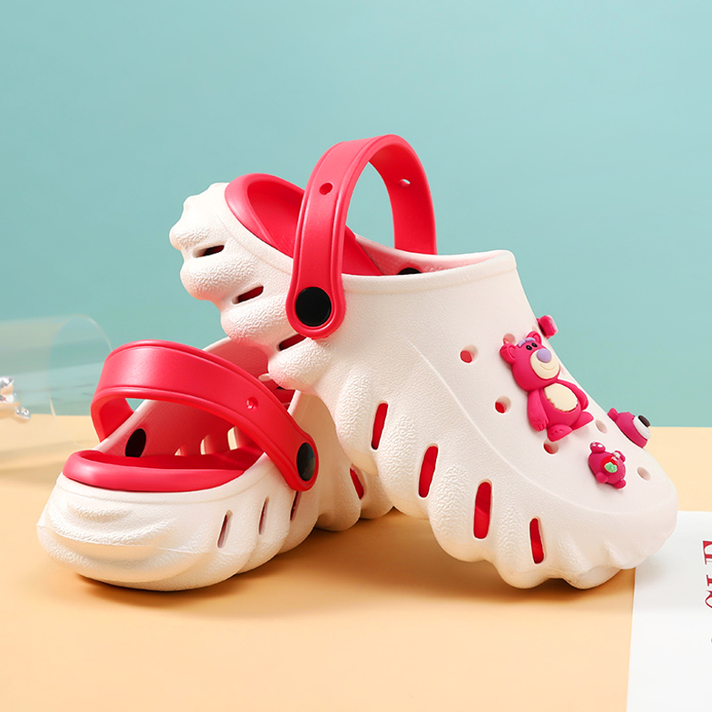 洞洞鞋女夏季时尚百搭外穿半拖鞋踩屎感户外情侣防滑海边沙滩凉拖