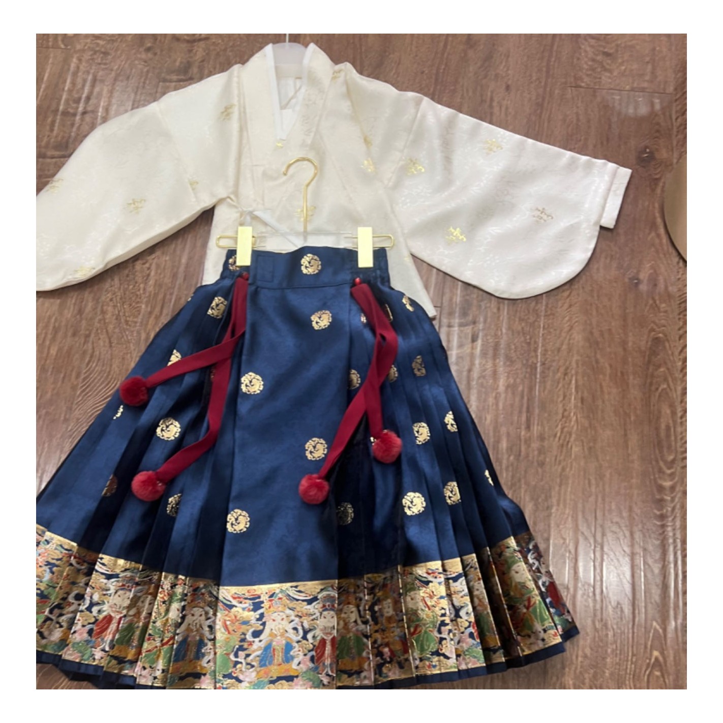 喵小喵原创金花短袄中国风女童中衣（不含裙子价格）儿童汉服古风