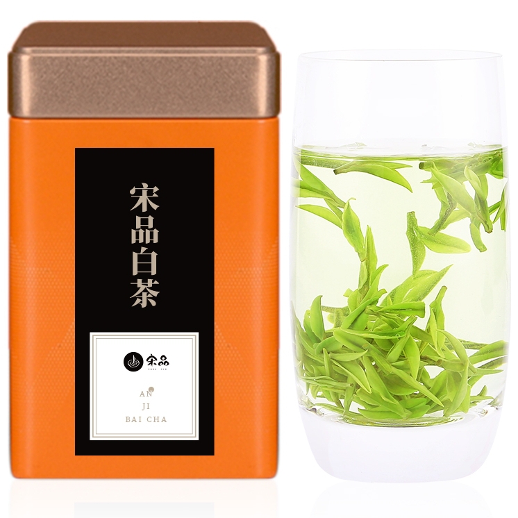 2025新茶宋品白茶明前特级绿茶春茶茶叶罐装50克