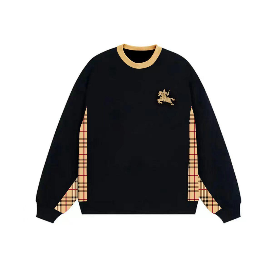 （6650）2024ins潮卫衣上衣男女同款新款刺绣百搭休闲时尚修身圆领