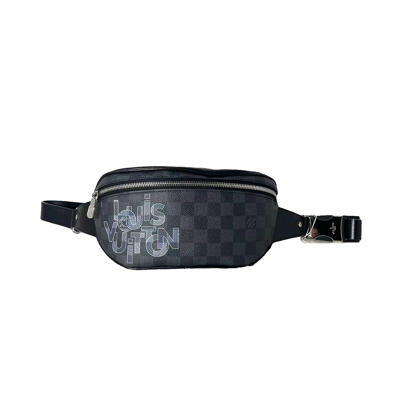 95新 LouisVuitton/路易威登 男士 经典 黑棋盘格芯片款胸包 /064