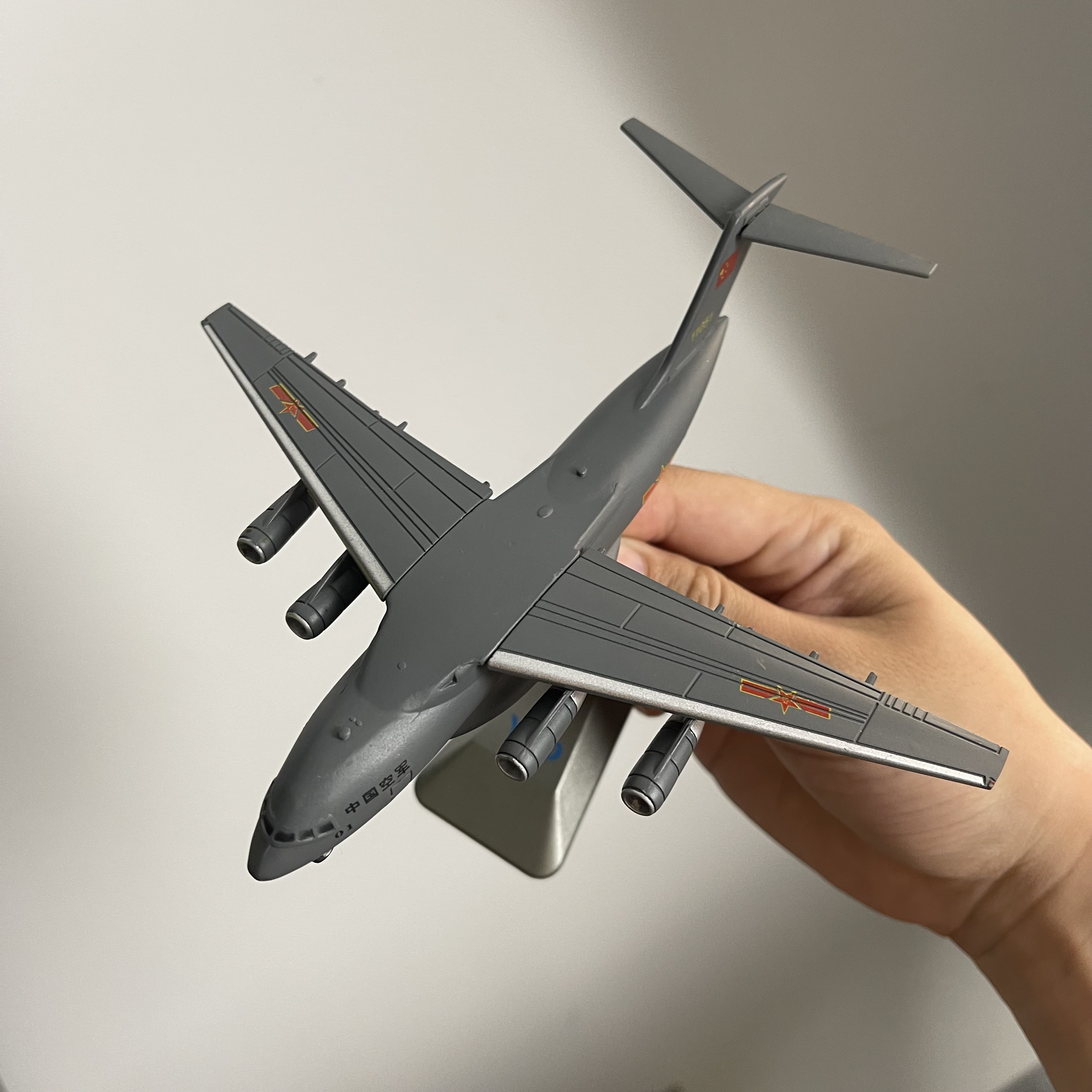 【运20运输机1：260】成品飞机模型。ABS工程塑料材质+合金材质带底座