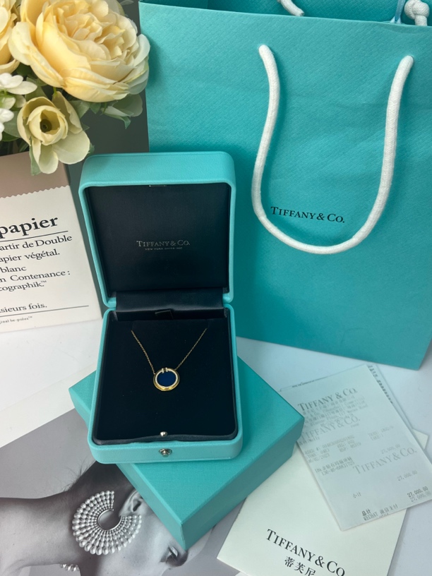 99新 Tiffany & Co./蒂芙尼 蒂芙尼项链蓝23年购入