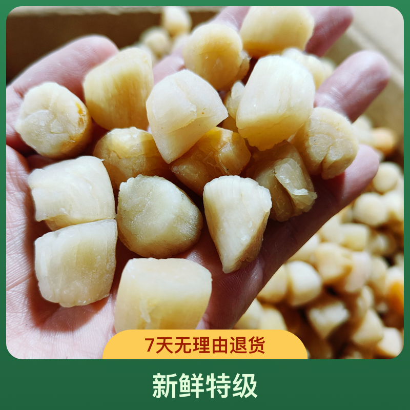 干贝瑶柱淡干元贝非无盐海鲜干贝干货扇贝肉新鲜特级散装称重
