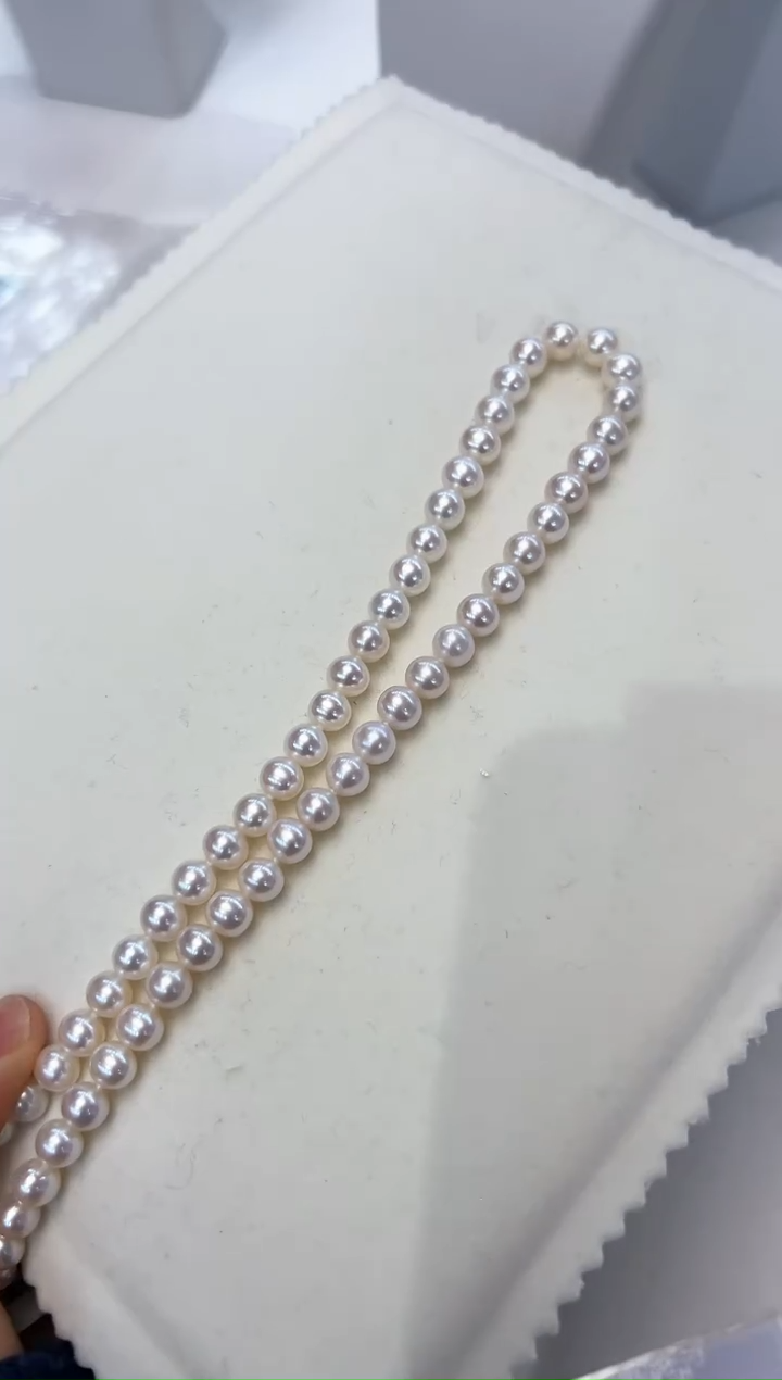 【闪购商品】淡水珍珠项链未镶嵌7-8MM 76