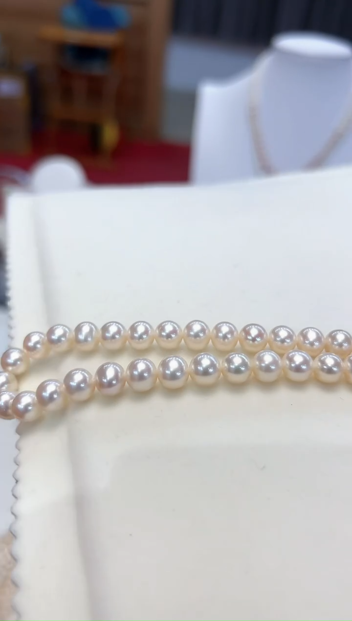 【闪购商品】淡水珍珠项链未镶嵌7-8MM 42