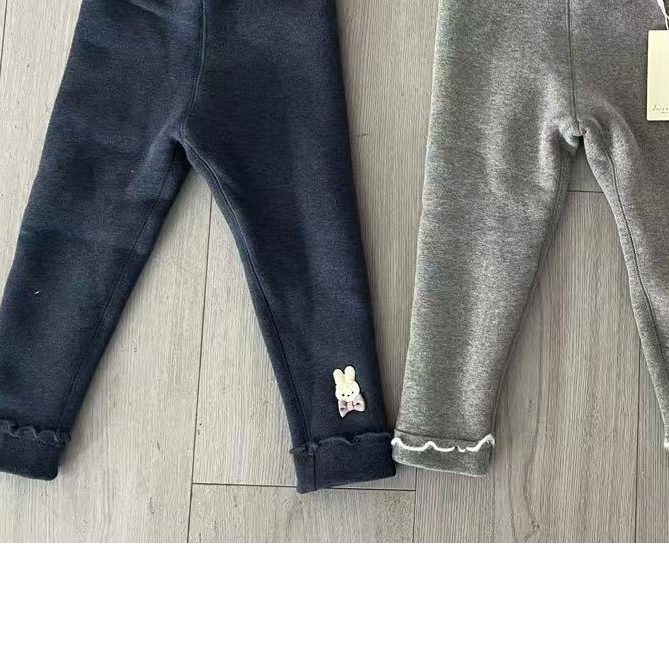 女宝宝冬天加绒加厚打底裤