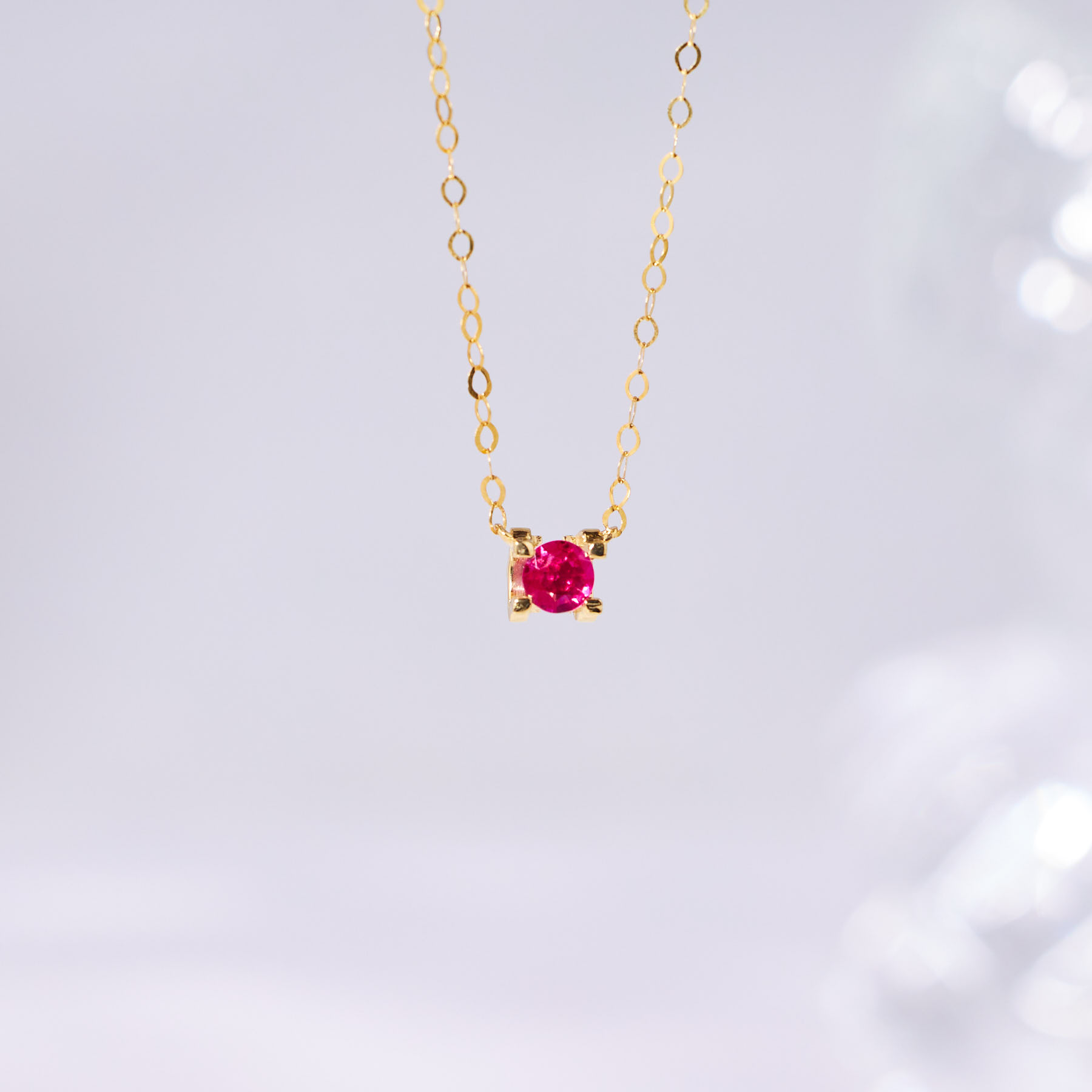 【玉峰珠宝丨安娜严选】红宝石项链18K金【U5925】多样性发一