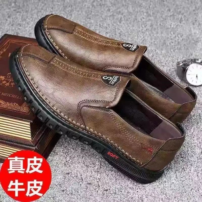 【断码特价清仓】亏本甩卖男鞋捡漏处理皮鞋男豆豆鞋系套脚休闲鞋