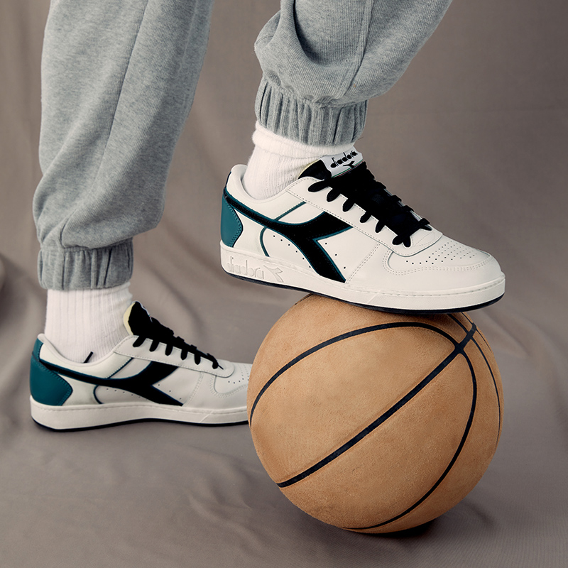 diadora/迪亚多纳男鞋女情侣小白鞋运动低帮休闲板鞋magic basket