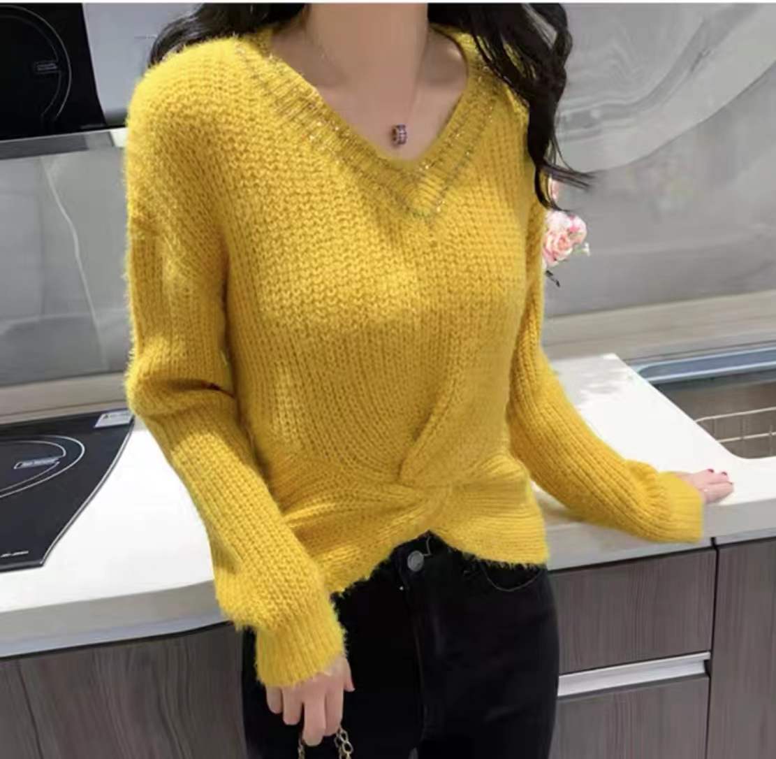 【颜颜家服饰】秋冬季新款百搭显瘦休闲新款毛衣时尚百搭款式四五