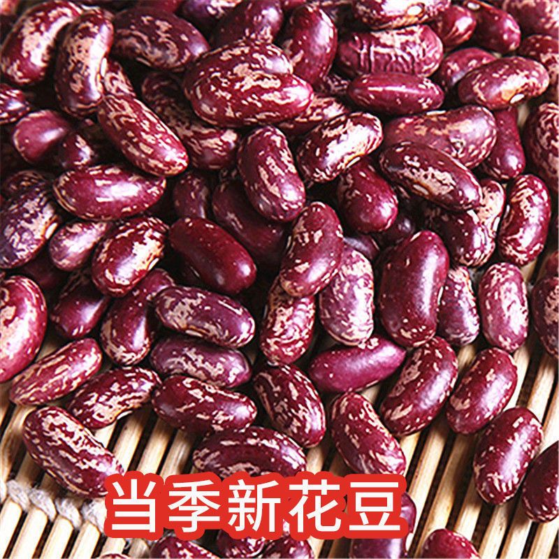 贵州高山五谷农家种植花豆酸菜豆米四季豆红花豆净含量1斤