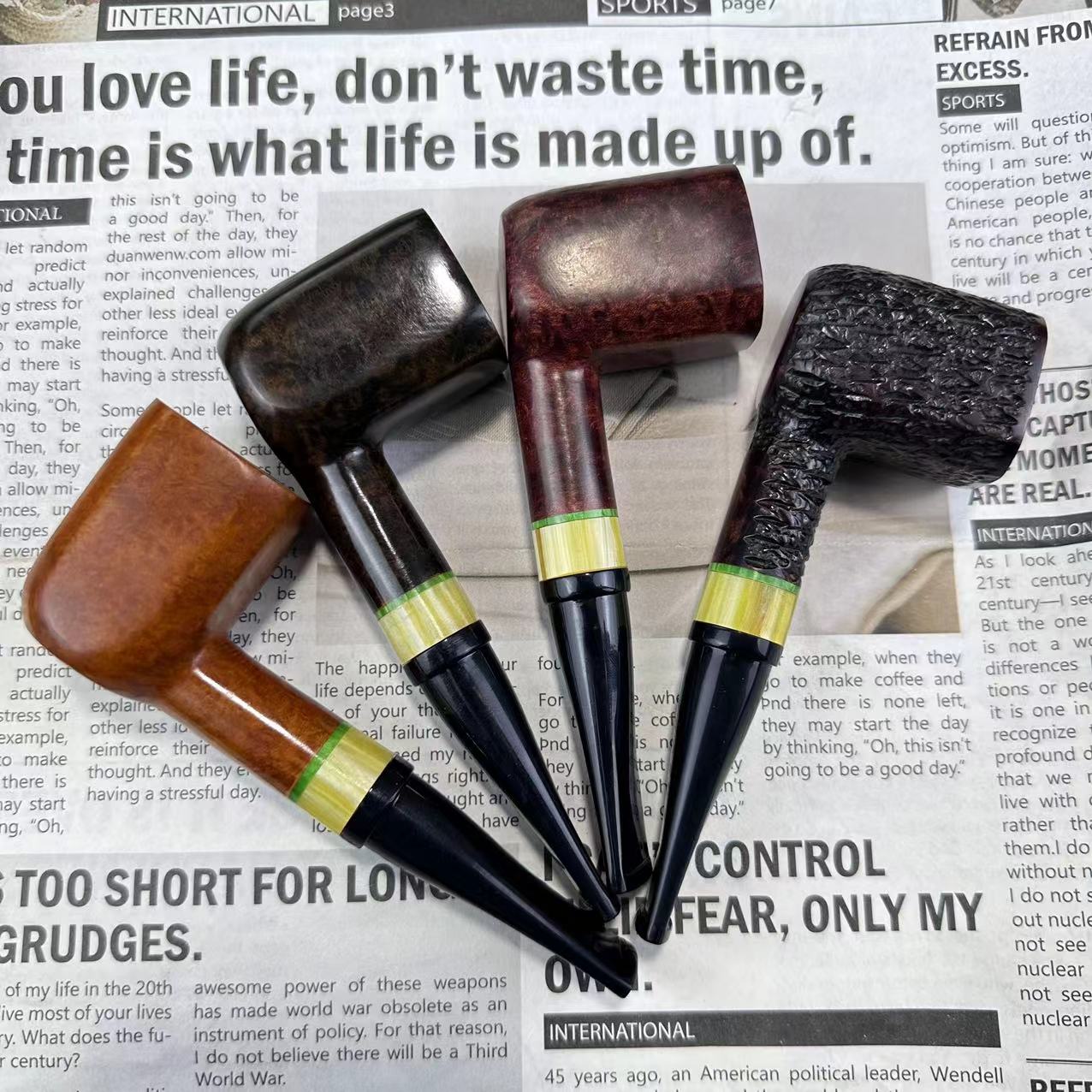 石楠木手工烟斗 主播同款 大判官 新手入门推荐烟斗 9mm烟道