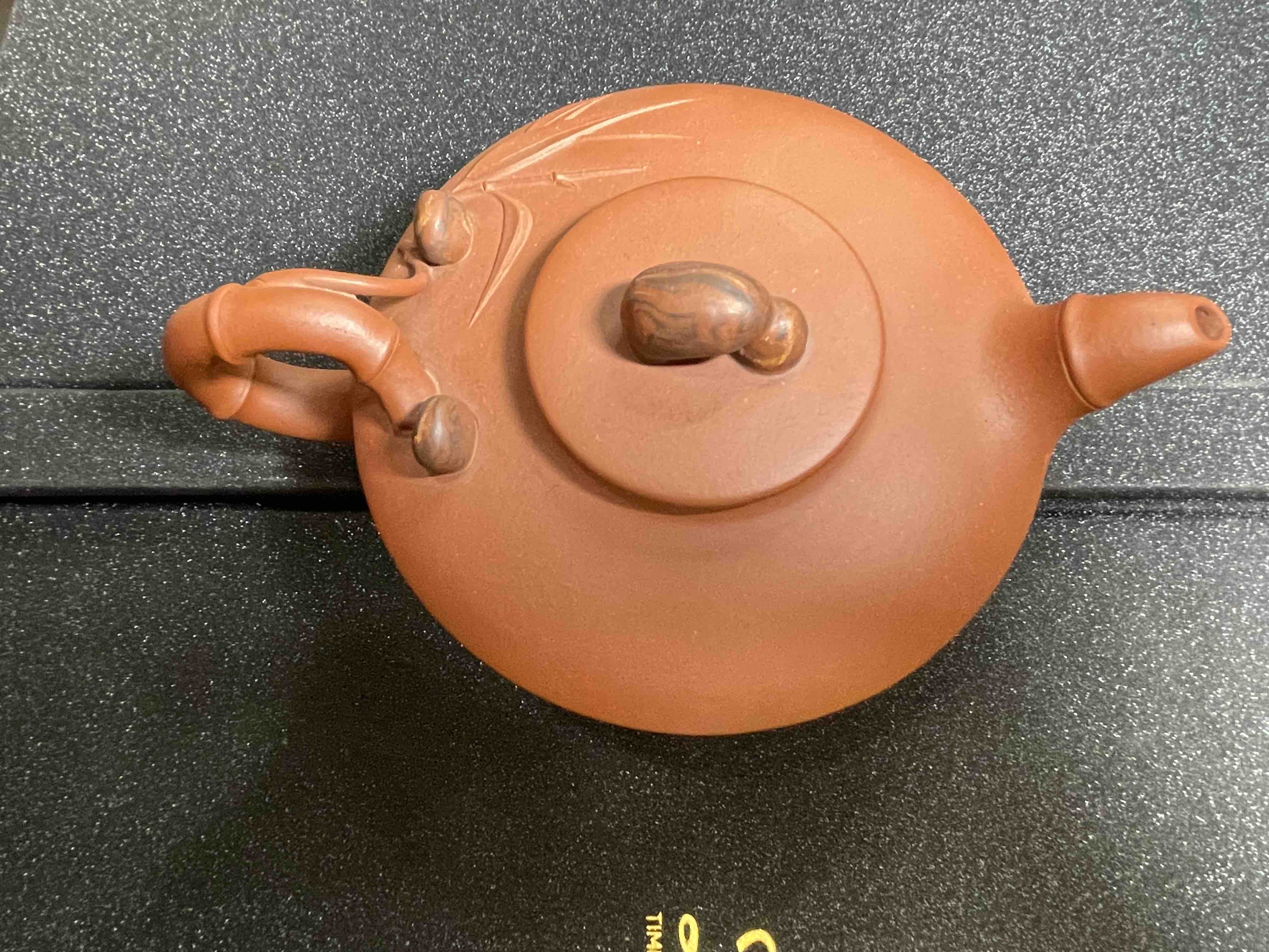 原矿红清水泥全手工牛盖泥壶红泥井栏壶竹节壶手制石竹紫砂壶手工